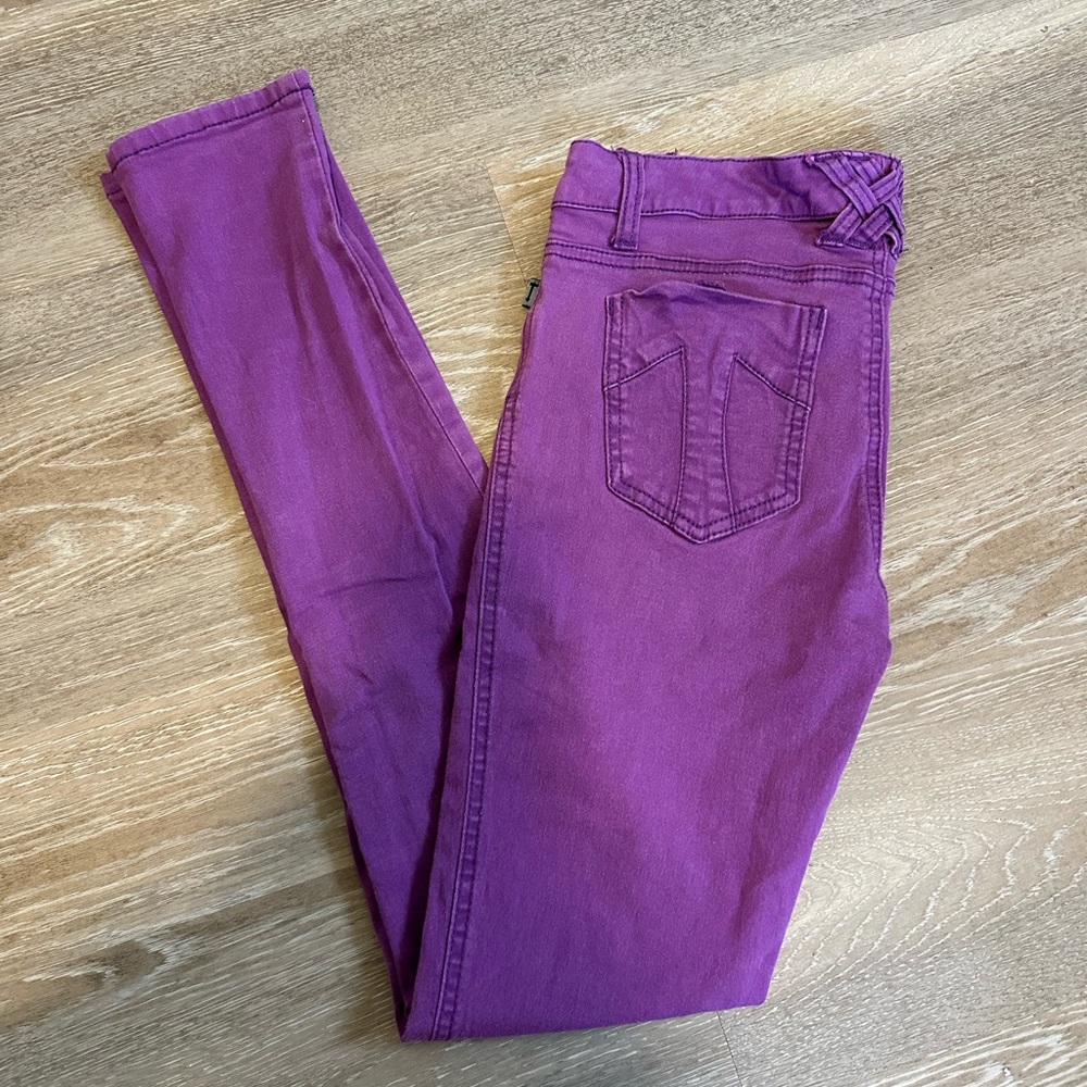 Tripp NYC Purple Skinny Jeans Size 7
